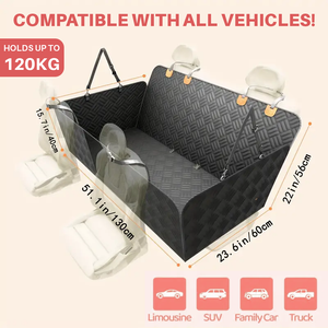 PettyPaw™ Hard Bottom Pet Car Seat Cover