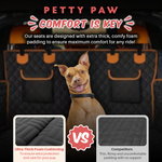 PettyPaw™ Hard Bottom Pet Car Seat Cover
