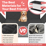 PettyPaw™ Hard Bottom Pet Car Seat Cover