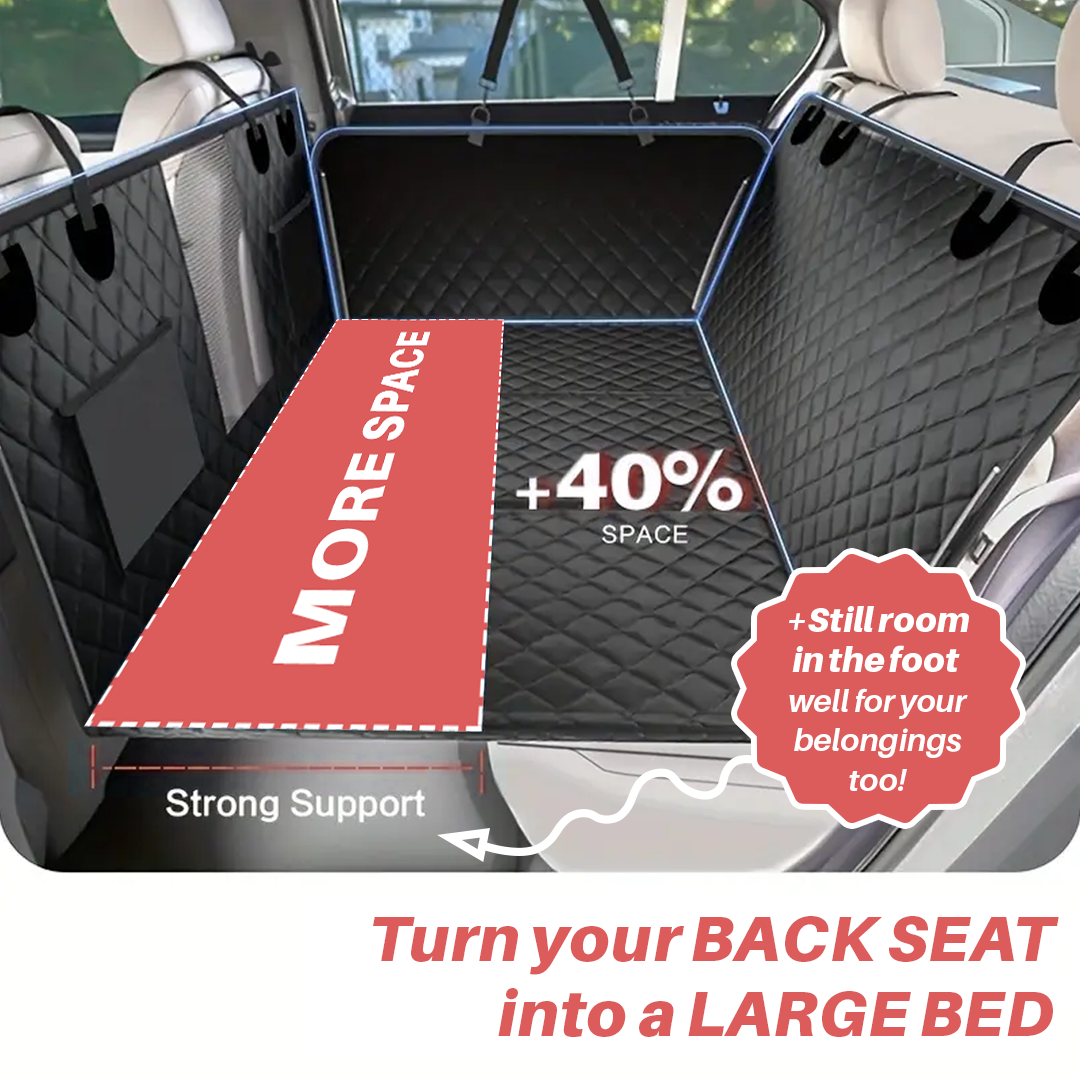 PettyPaw™ Hard Bottom Pet Car Seat Cover