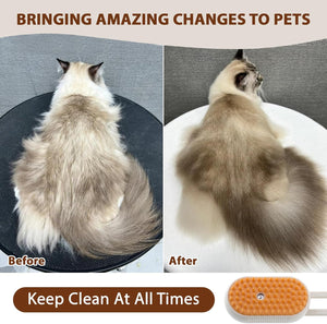 PettyPaw™ Pets Steam Spray Brush