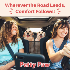 PettyPaw™ Hard Bottom Pet Car Seat Cover