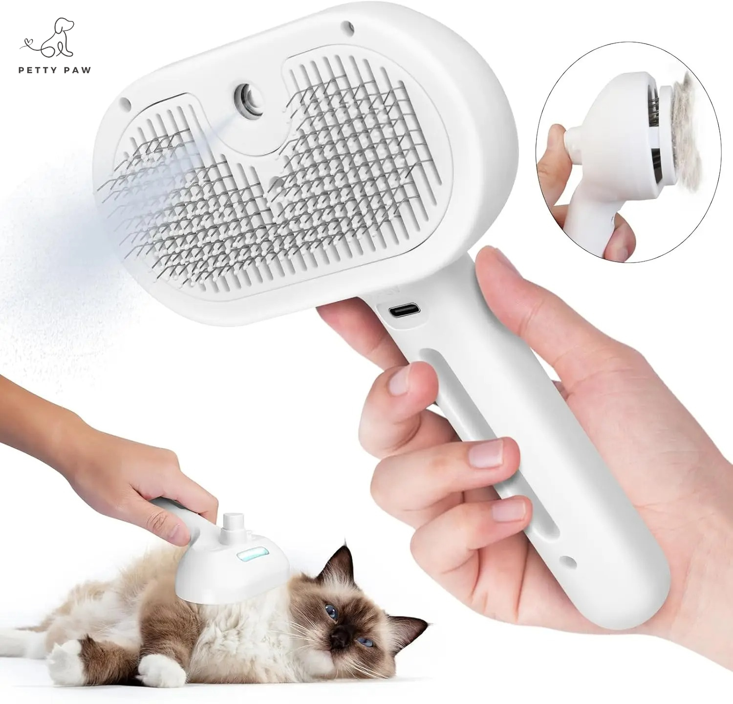 PettyPaw™ Pet Spray Hair Removal Comb